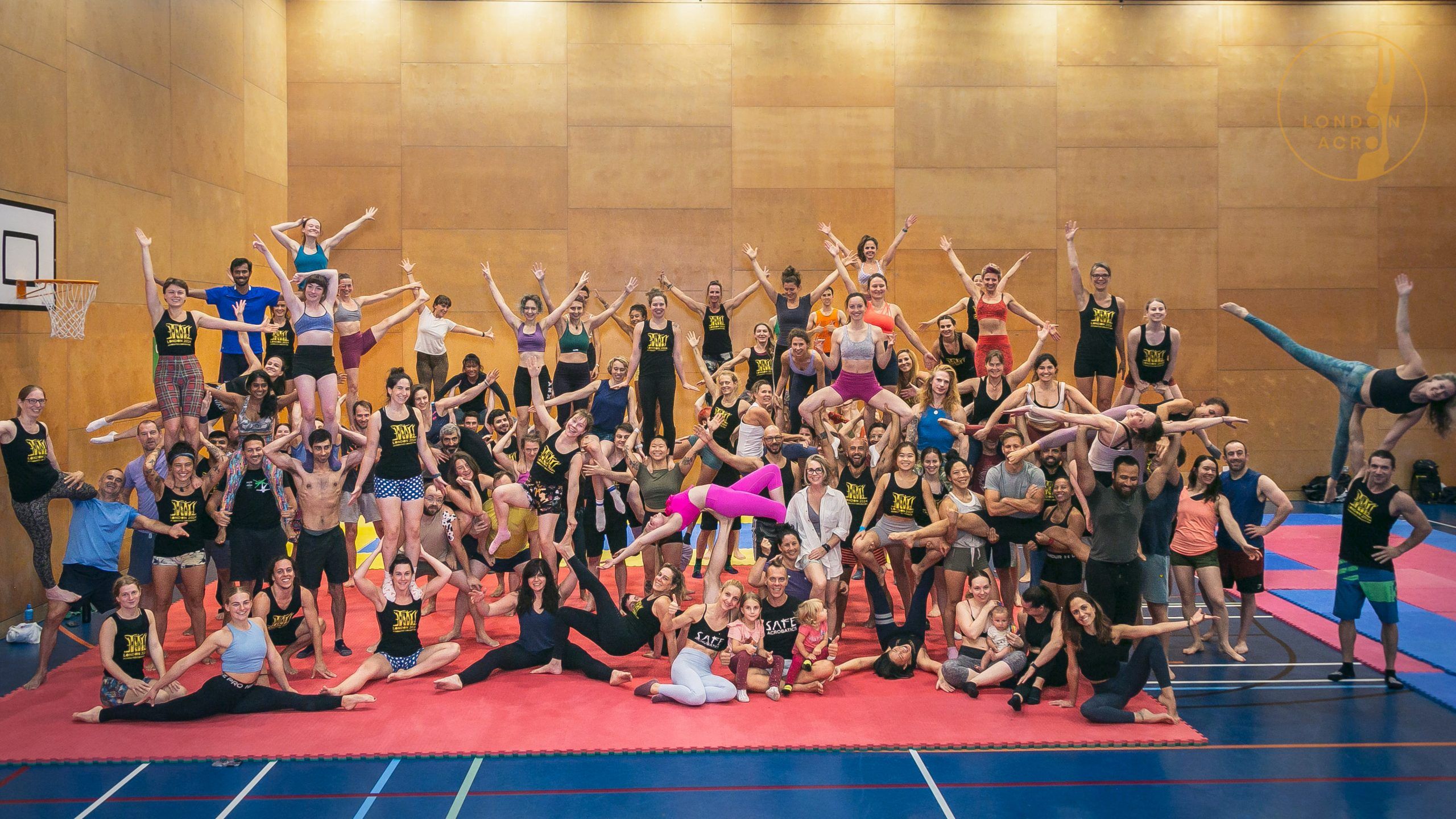 London Acro Convention 2024 group photo